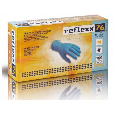 GUANTI REFLEXX NITRILE S/POLV. XS