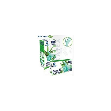 Guanti Bluline  con aloe vera senza polvere - 100pz Tagl. S