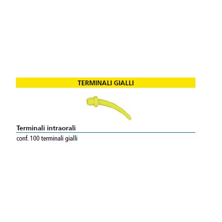 Terminali intraorali gialli - 100pz