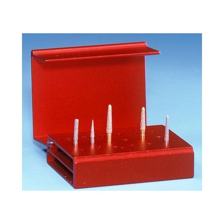 ALUMINIUM BUR BLOCK MAROON 2424