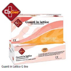 Guanti in Lattice G line conf. da 100 pz XS