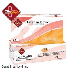 GUANTI IN LATTICE  G LINE 10x100pz  XS