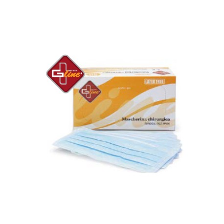 Mascherine Monouso G-Line - colore Verde 50 pz