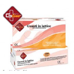 Guanti  GLine in lattice con polvere - Tagl XS