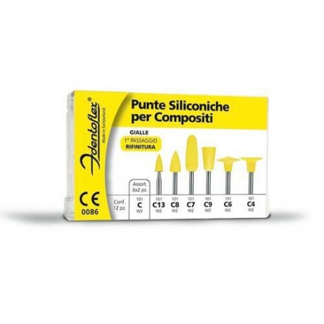 IDENTOFLEX C9  GIALLI COPPETTA 12PZ